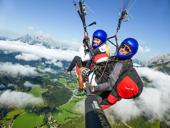 Paragleiten & Tandemfliegen in Flachau - Fly Jocke